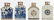 Eight Chinese blue and white and famille rose decorated - 6