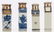 Eight Chinese blue and white and famille rose decorated - 7