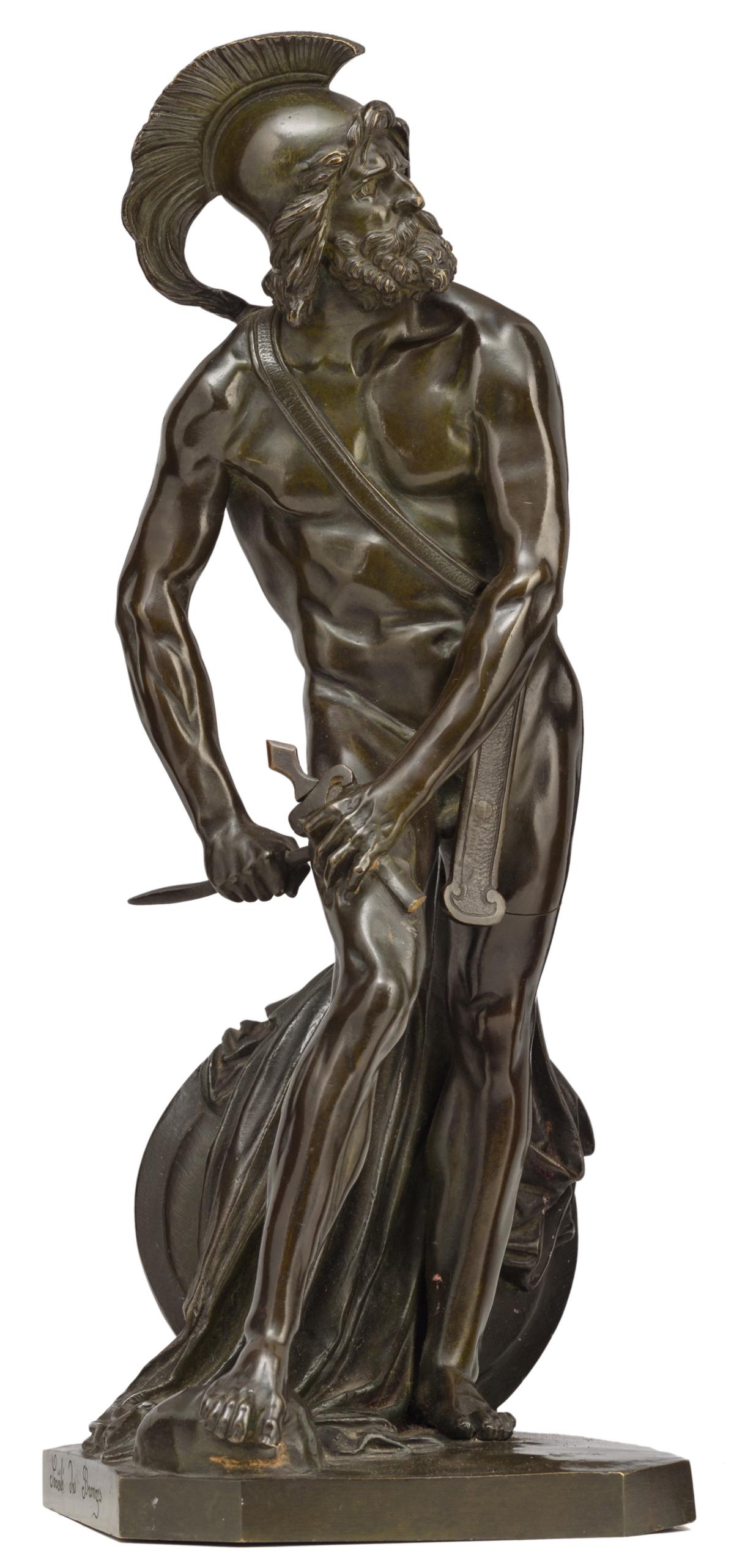 D'Anger D.,Â Philopoemen, green patinated bronze, cast (1 of 8)