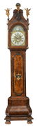 A Dutch burl wood and marquetry veneered 'Amsterdammer