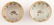 A pair of Chinese relief famille rose and gilt cups and - 8