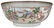 A large Chinese export porcelain bowl, decorated with