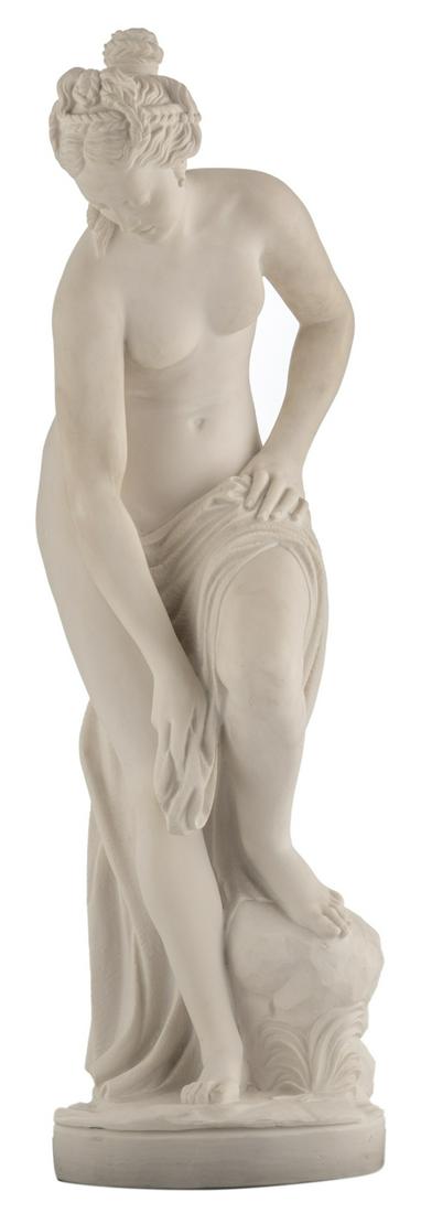 No visible signature, a bathing Venus,Â a composite: No visible signature, a bathing Venus,Â a composite sculpture, H 86,5 cm
