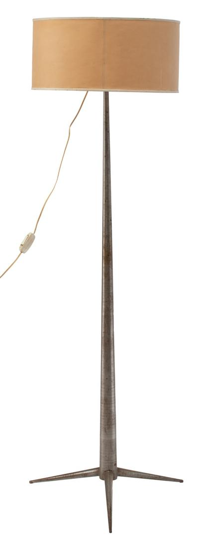 A wrought iron floor lamp by Emile Veranneman, circa (1 of 7)