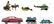 A various lot of vintage tin wind up toys, containing a - 5