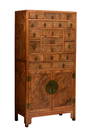 A Chinese Huanghuali medicine cabinet, Qing Dynasty,