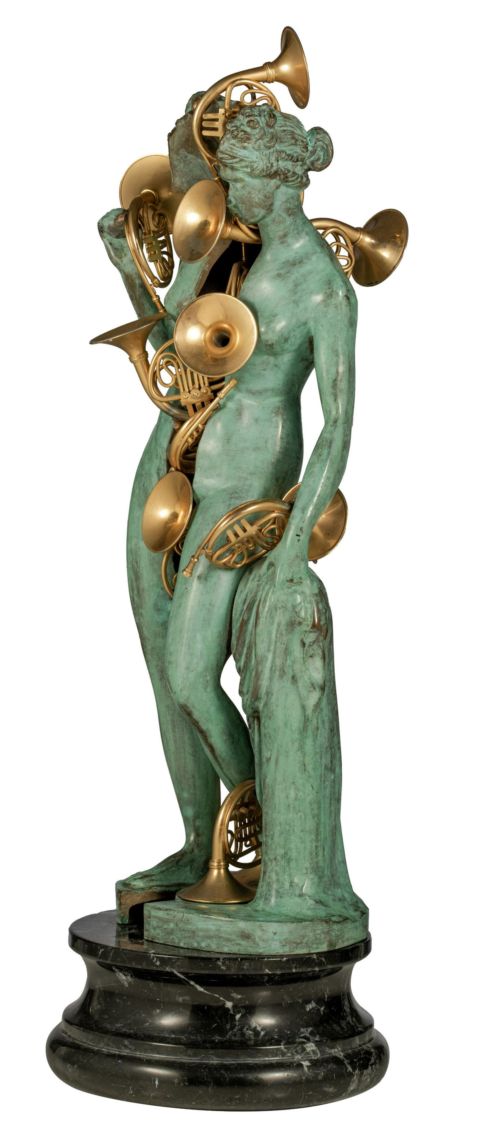 Fernandez Arman (1928-2005), 'Venus aux Trombones, multiple, N  97/100, H 56 cm (1 of 12)