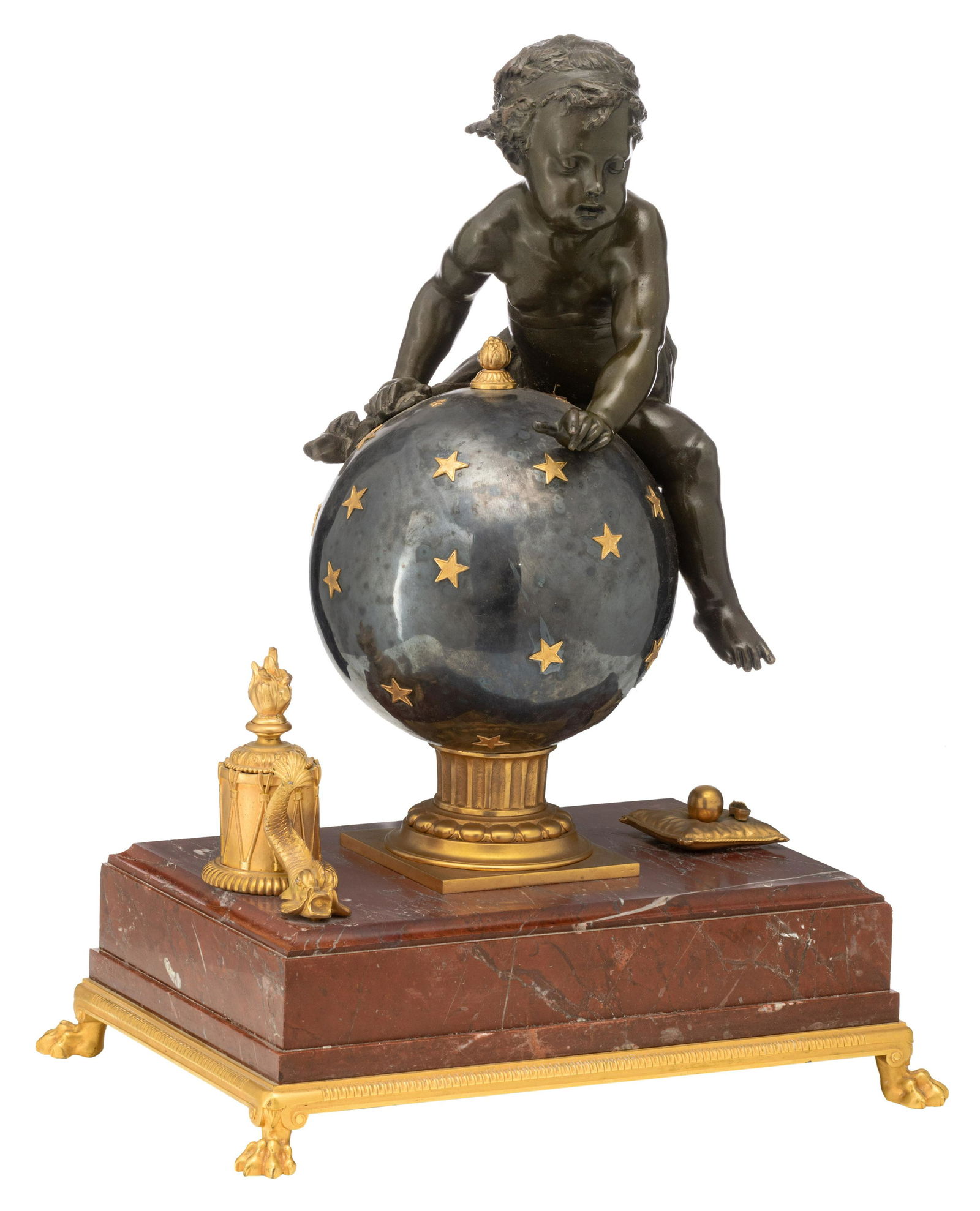 A Neoclassical centrepiece, depicting an allegory on astronomy, H 56 Cm (1 of 7)