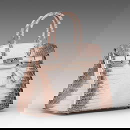 PREMIUM LOT - HERMES, 2022, Birkin 30 bag, White Himalaya Crocodile Niloticus, with palladium