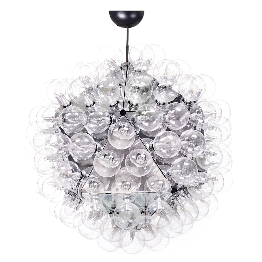 An imposing Italian design hanging lamp, Taraxacum 88 S2 by Flos, dia 105 cm: An imposing Italian design hanging lamp, Taraxacum 88 S2 by Flos, dia 105 cm