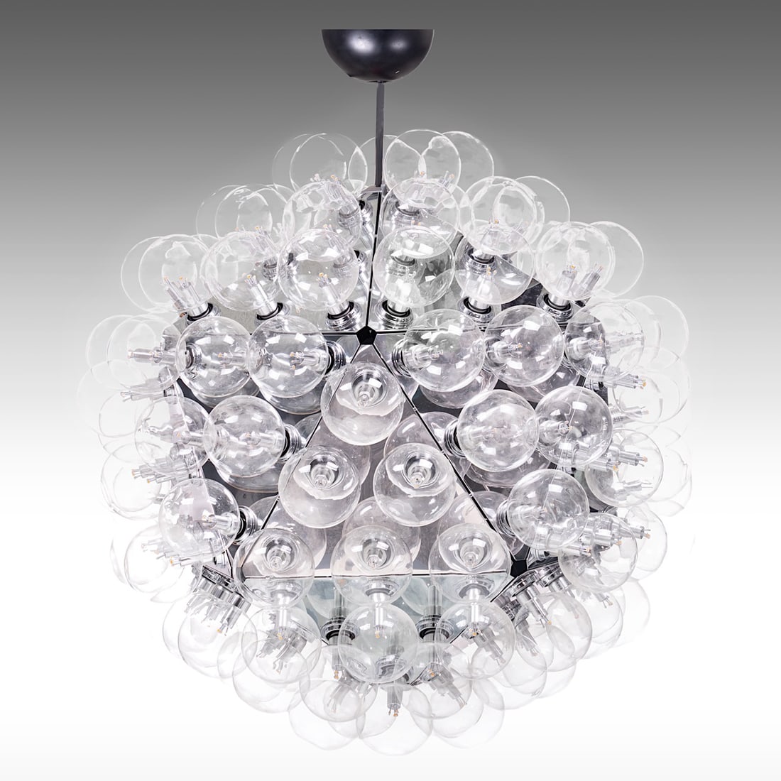 An imposing Italian design hanging lamp, Taraxacum 88 S2 by Flos, dia 105 cm: An imposing Italian design hanging lamp, Taraxacum 88 S2 by Flos, dia 105 cm