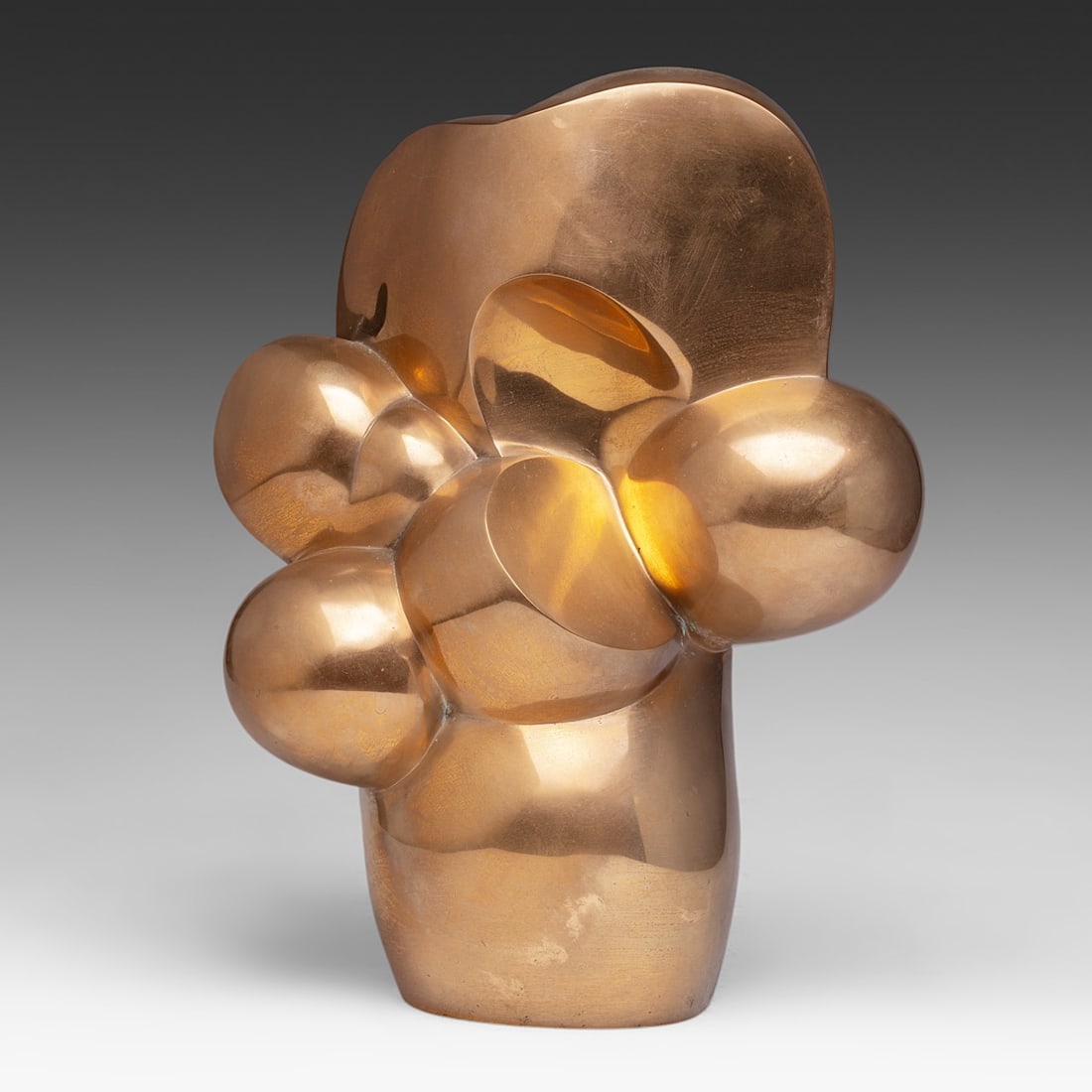 Pol Spilliaert (1935-2023), 'Mexicaanse dans', polished bronze 31 cm. (12.2 in.): Pol Spilliaert (1935-2023), 'Mexicaanse dans', polished bronzeIs possibly subject to the Artist's Resale Right / consult 'Conditions of Sale'31 cm. (12.2 in.)