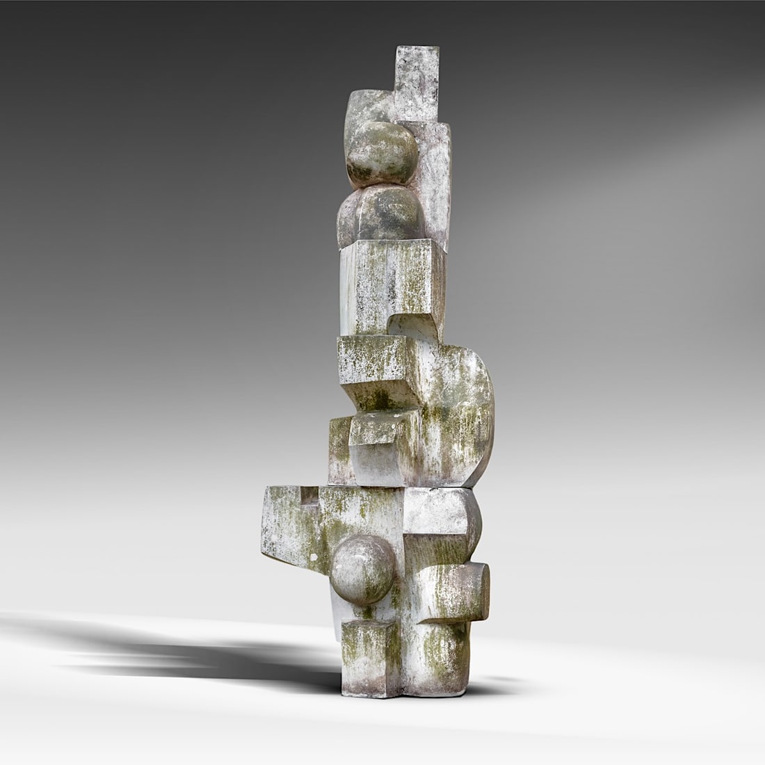 Pol Spilliaert (1935-2023), untitled, polyester: Pol Spilliaert (1935-2023), untitled, polyesterComposed in three partsH 329 cm - W ca 113 cm (composition)H 101 / 120 / 108 cm (individual)Is possibly subject to the Artist's Resale Right / consult 'C