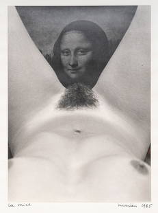 Marcel Marien (1920-1993), 'La Mire', 1985, gelatine silver print 24 x 18 cm. (9.4 x 7.0 in.),: Marcel Marien (1920-1993), 'La Mire', 1985, gelatine silver printSigned in ink.Is possibly subject to the Artist's Resale Right / consult 'Conditions of Sale'24 x 18 cm. (9.4 x 7.0 in.), Frame: 40 x 3