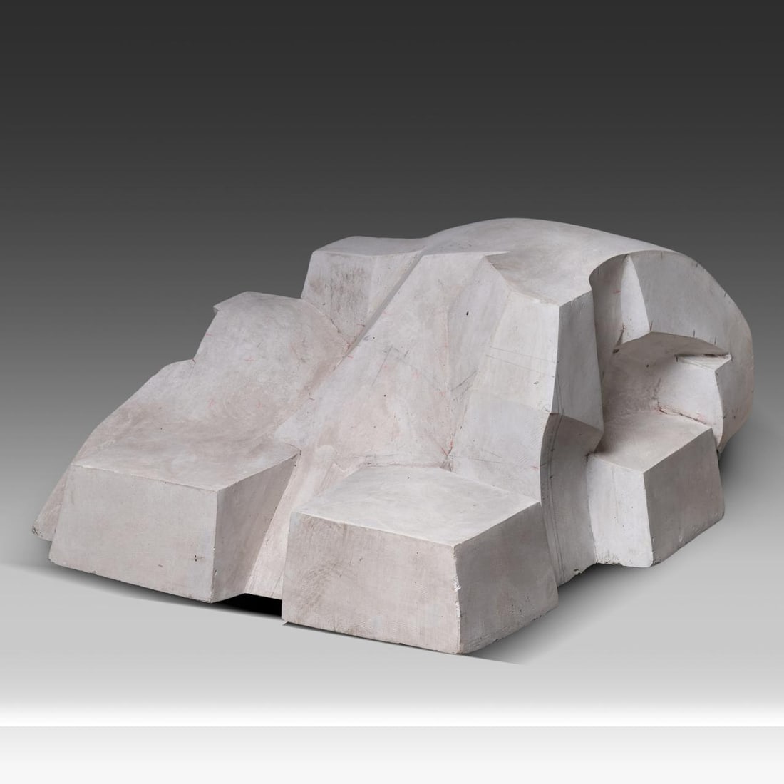 Pol Spilliaert (1935-2023), 'Vita brevis' aka 'De val van Icaros', plaster 66 x 59 x 34 cm. (25.9 x: Pol Spilliaert (1935-2023), 'Vita brevis' aka 'De val van Icaros', plasterIs possibly subject to the Artist's Resale Right / consult 'Conditions of Sale'66 x 59 x 34 cm. (25.9 x 23.2 x 13.3 in.)