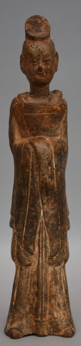 A Chinese terracotta figure of a Palace Lady, Northern (1 of 1)