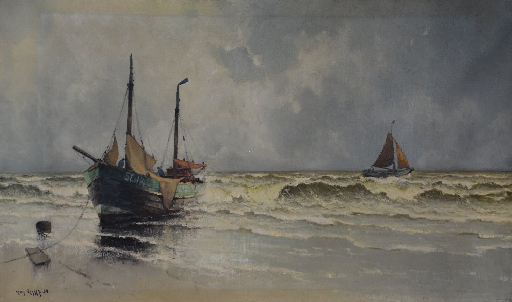 Unsigned, a seascape, oil on canvas, 60 x 100 cm (1 of 1)