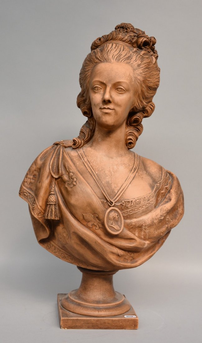 Lecomte, a patinated terracotta bust of (1 of 1)
