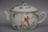A rare Chinese polychrome teapot, one side decorated - 3
