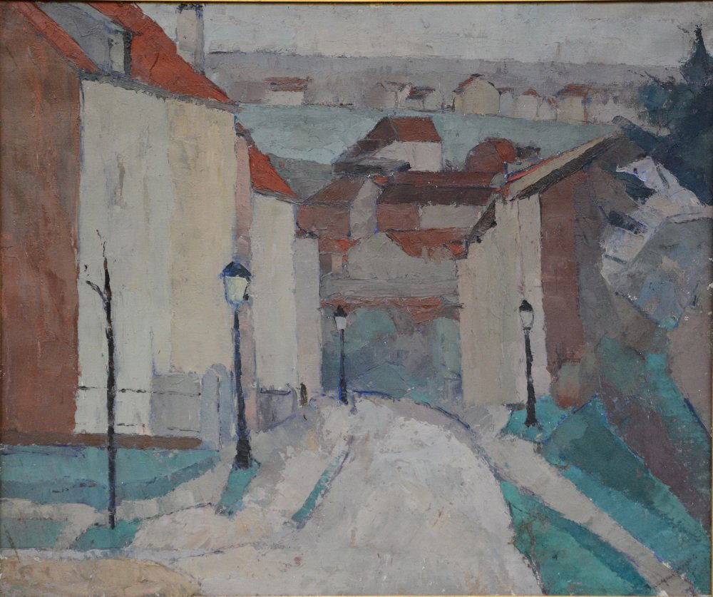 Wijns J., view of a city, oil on canvas, 65 x 78 cm (1 of 4)