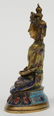 Tibetan cloisonné seated Buddha (Amitayus), 18thC, H - 2