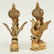 A pair of late 19thC - early 20thC ivory sculptures