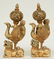 A pair of late 19thC - early 20thC ivory sculptures - 3