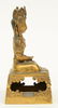 A Chinese gilt and polychrome decorated Buddha, - 4