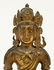 A Chinese gilt and polychrome decorated Buddha, - 5