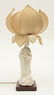 A Chinese Guanyin, Blanc de Chine, mounted into a lamp; - 2