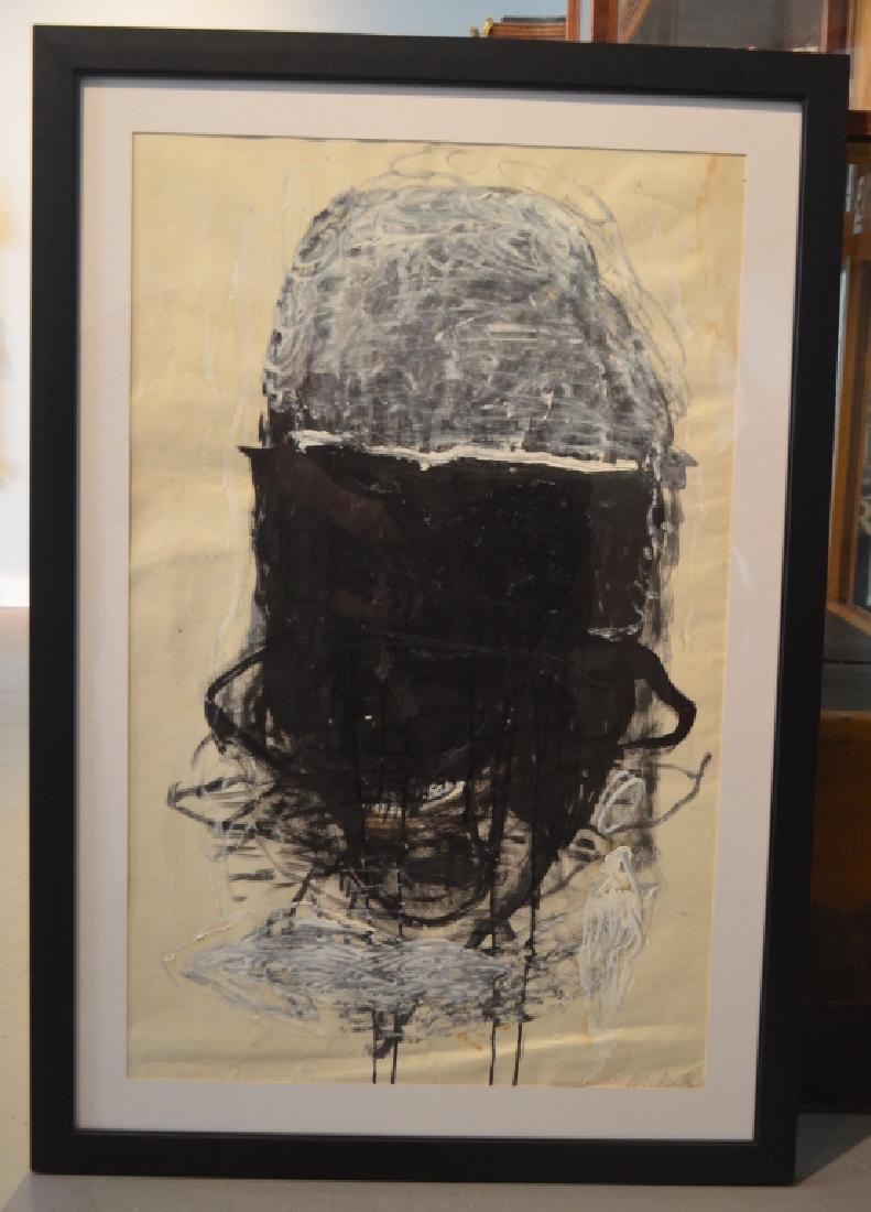 Original William McGee Art Black Heart Signed Signed (1 of 6)