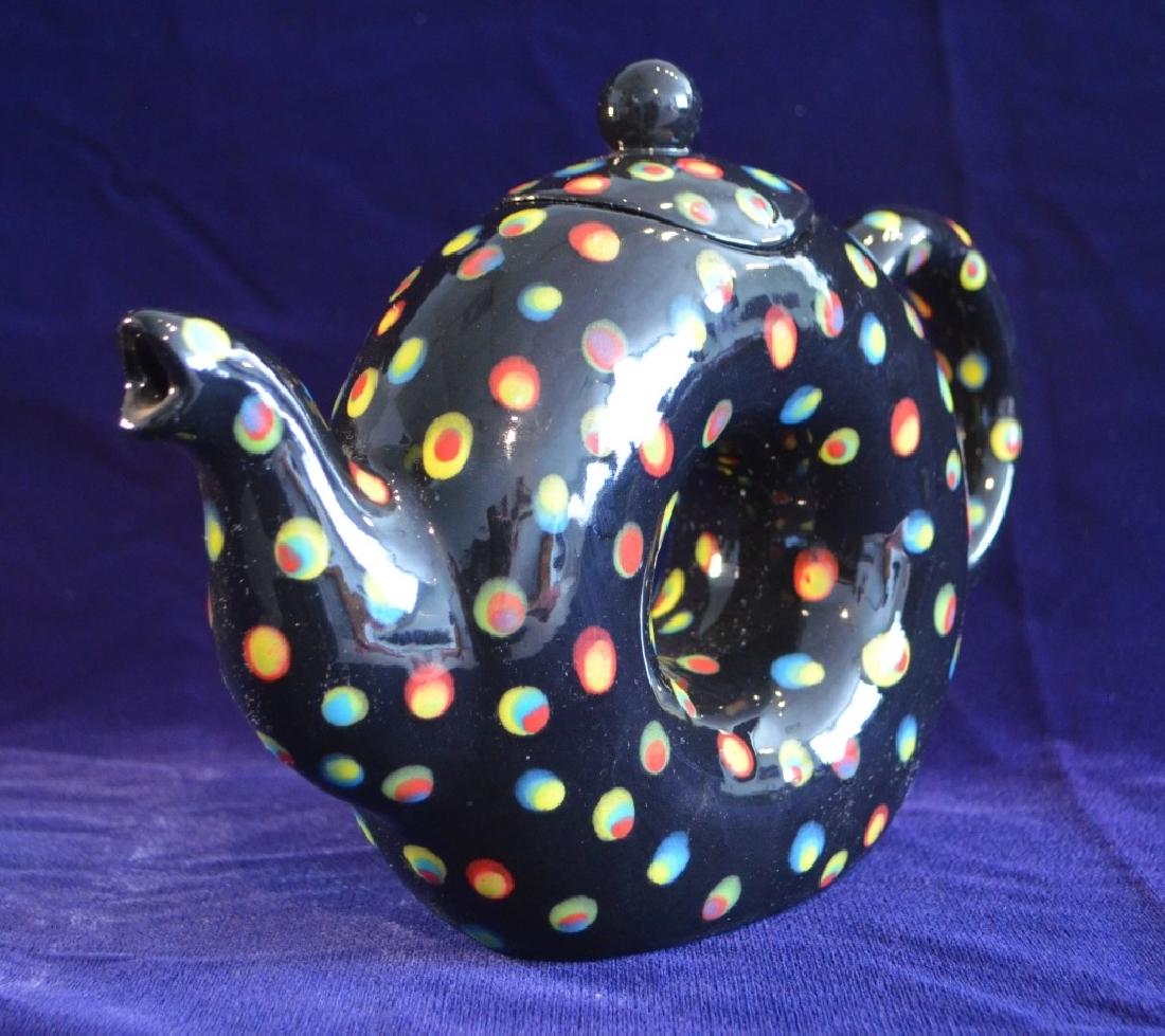 Lillian Johnson Ceramic Teapot Multi Colored (1 of 5)