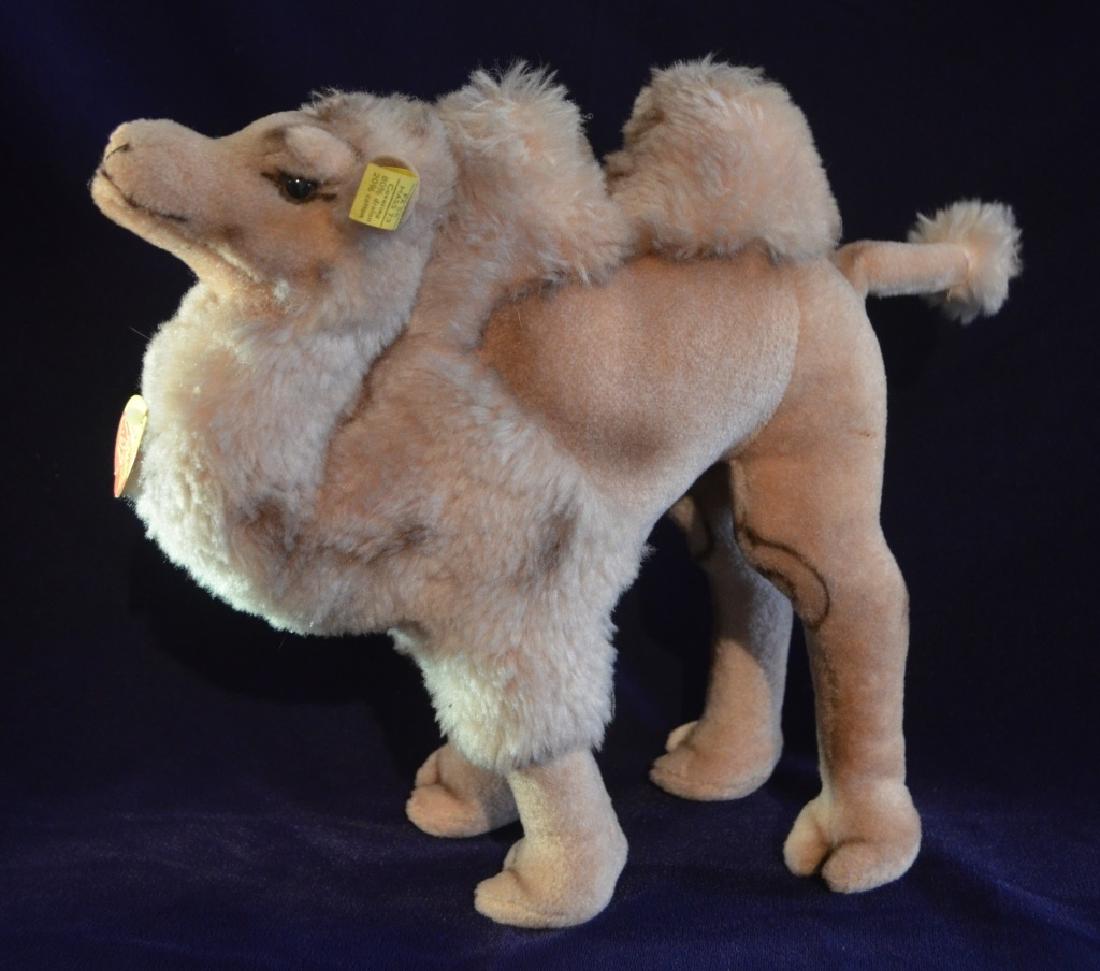 Steiff Cosy Kamel Austrian with Tags 1968-1976 11: 1968-1976.11 inches in width. 10 inches in Height.In excellent condition.Note that the Camel has the ear tag and its original paper tag. Based on the Bactrian, two hump camel.The official founding dat