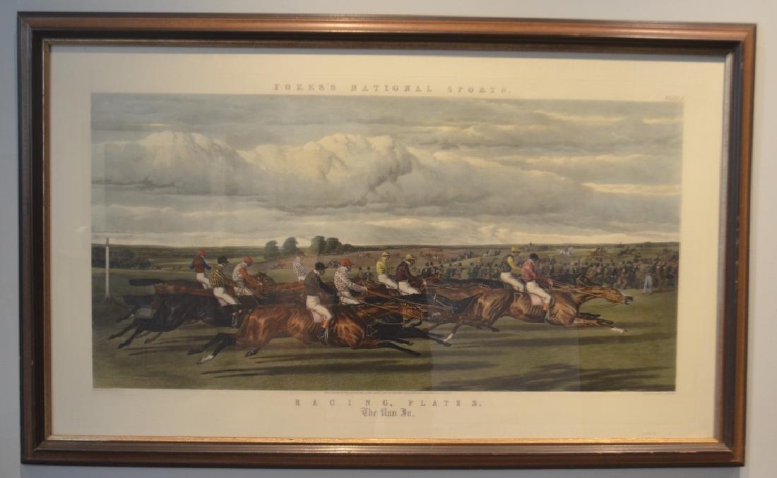 Pair of Framed Racing Prints by John F. Herring (1 of 9)