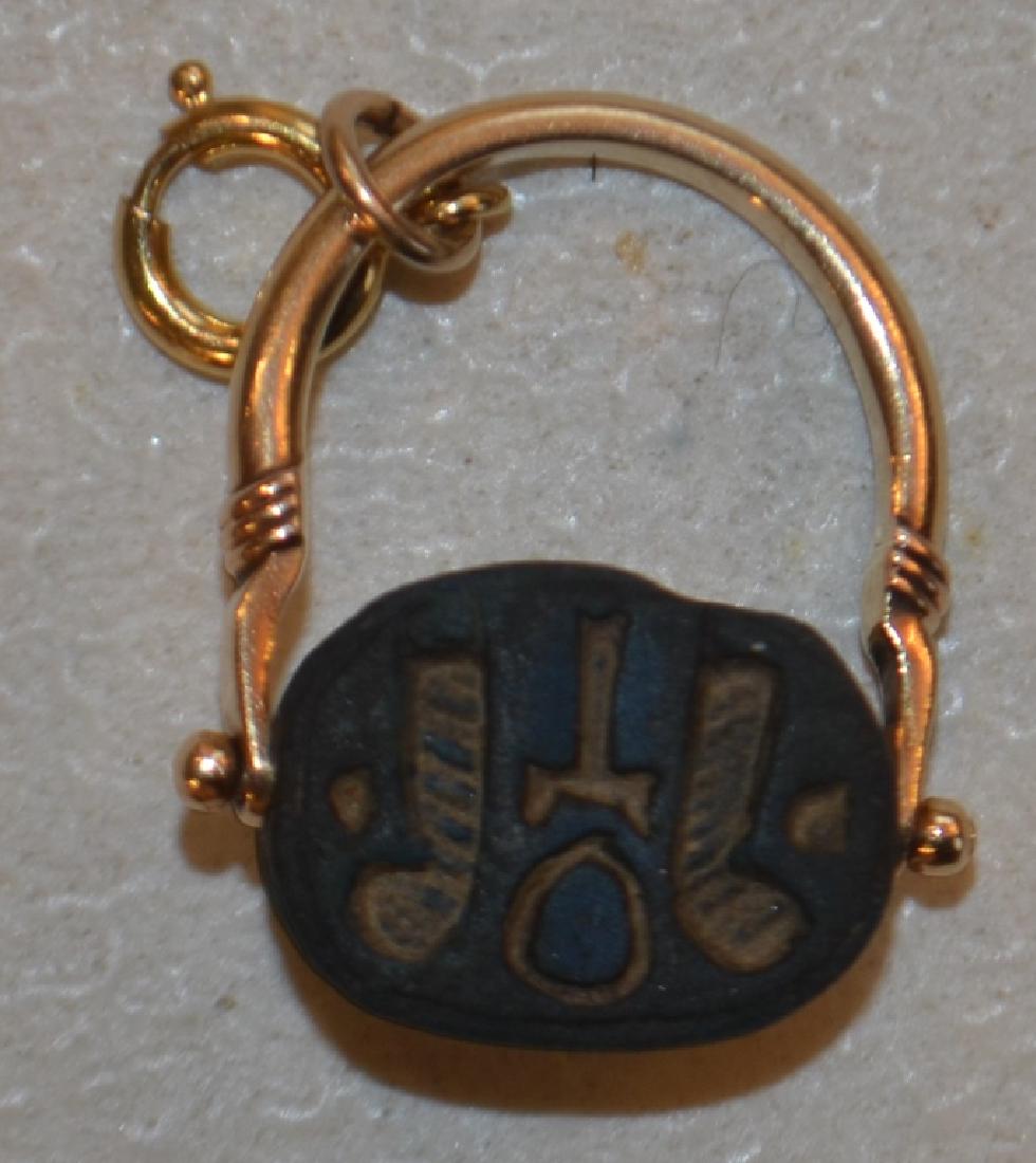 14K Gold Scarab Ring (1 of 3)