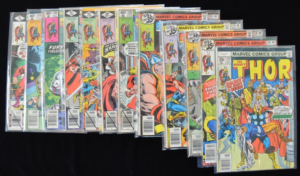 Lot of 26 Thor Comic Books (1 of 11)