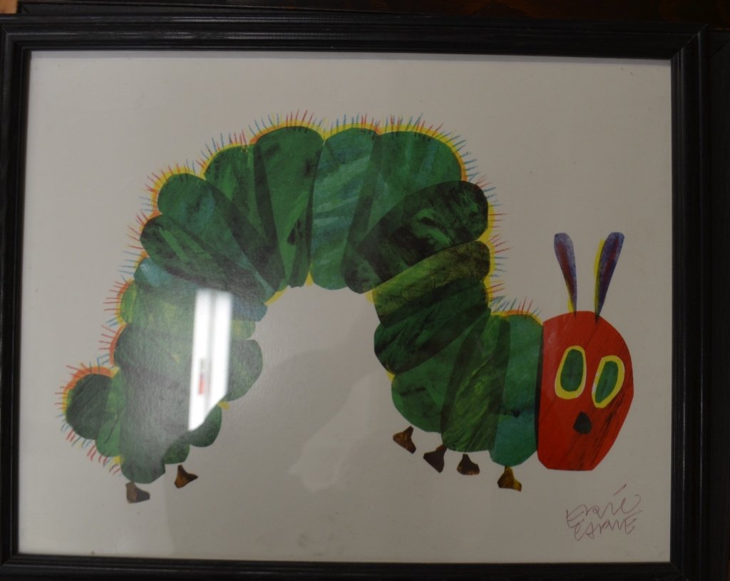 Eric Carle Signed Caterpillar Art (1 of 5)
