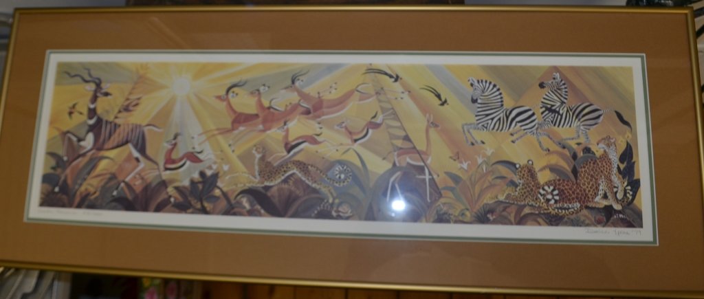 Dahlov Ipcar Golden Savanna Signed Print (1 of 5)