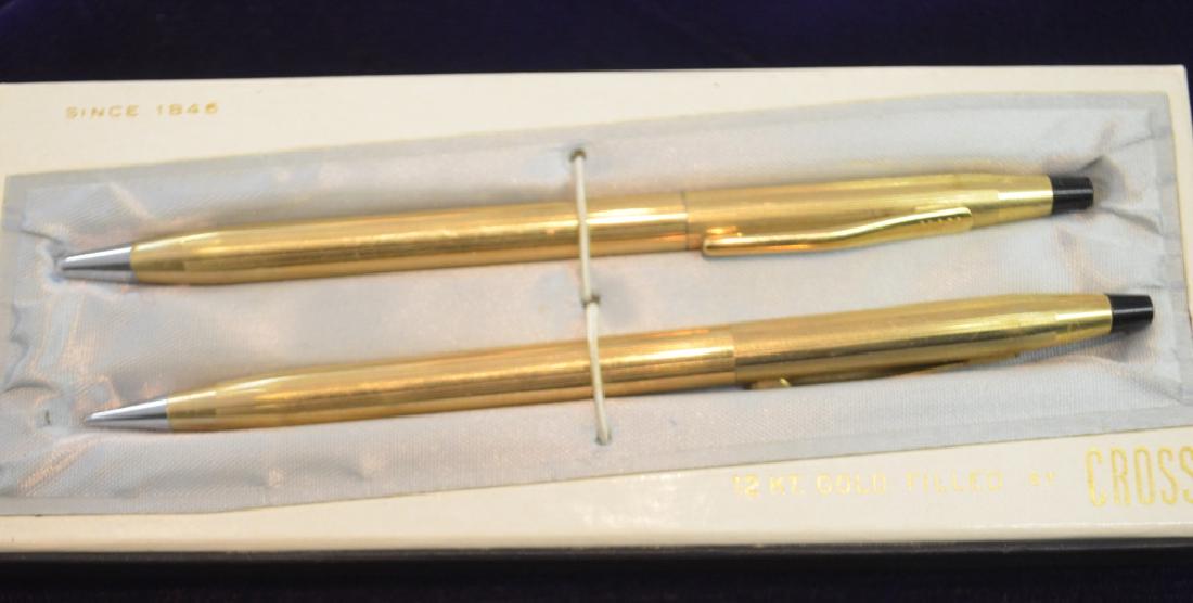 Cross 12k Gold Filled Pen and Pencil Set (1 of 3)