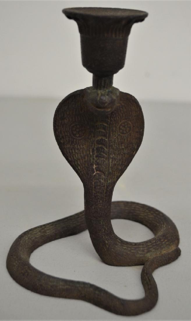 Cast Iron Snake Candle Holder (1 of 6)