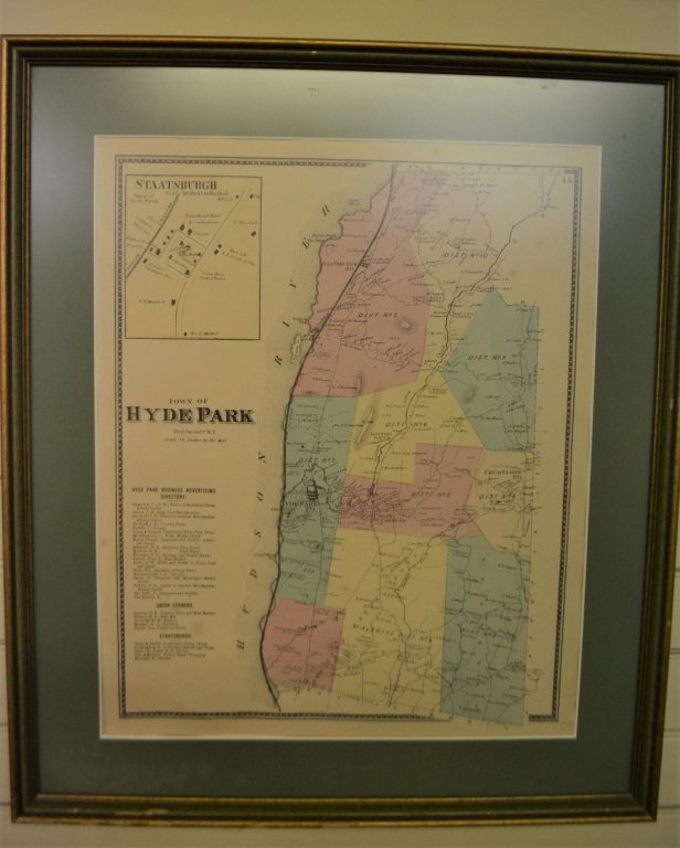 1867 Map of Hyde Park, NY (1 of 5)