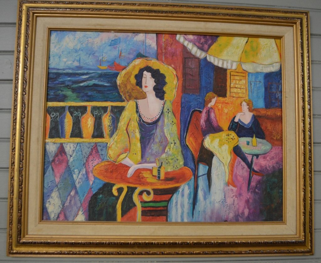 Original Oil On Canvas Signed C. Loft (1 of 5)