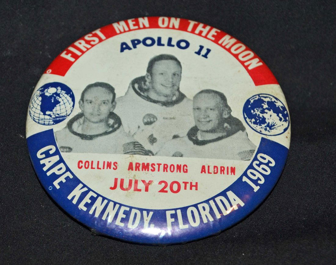 Apollo 11 Button Cape Kennedy, 1969 (1 of 4)