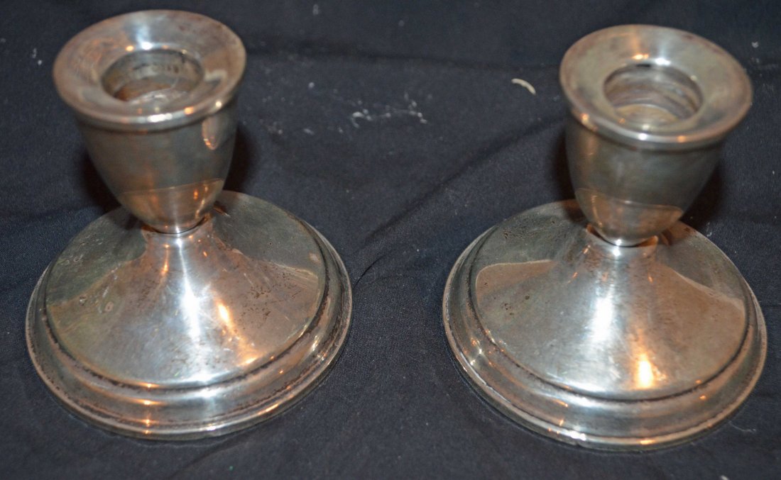 Duchin Creation Sterling Silver Candle Holders (1 of 4)