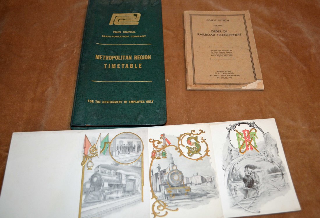 Lot of 4 Railroad Pamphlets Union and advertising (1 of 9)