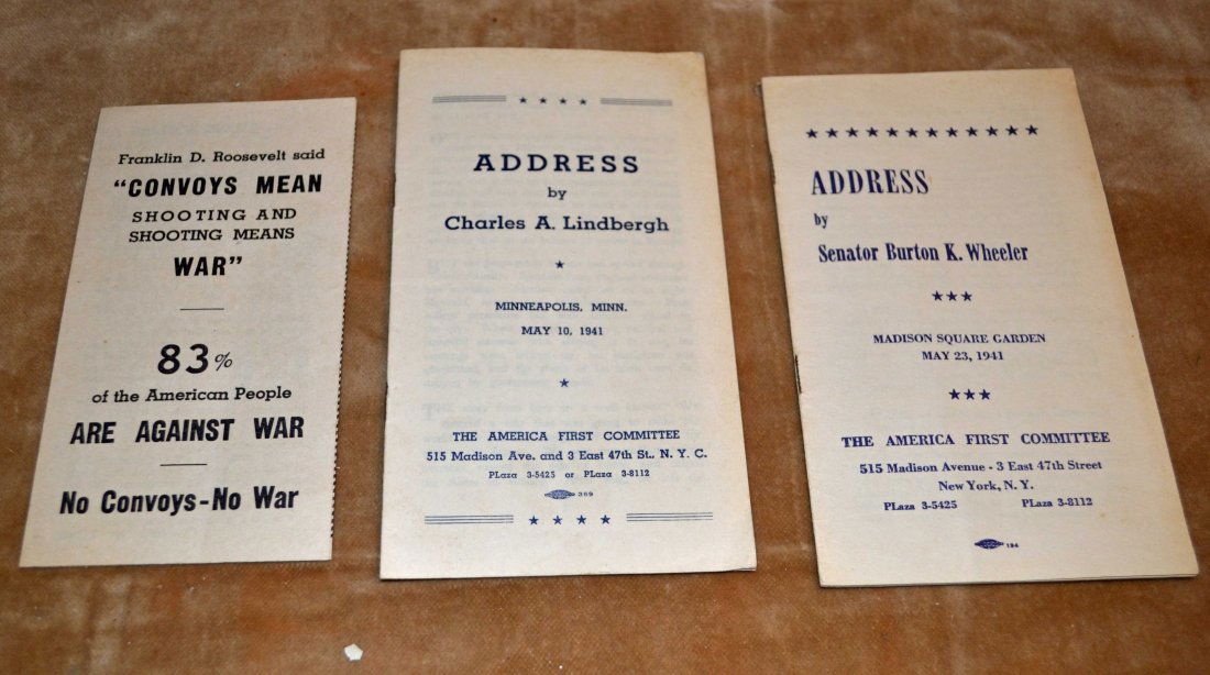 Lot of 3 America First Commitee Political Brochures (1 of 5)