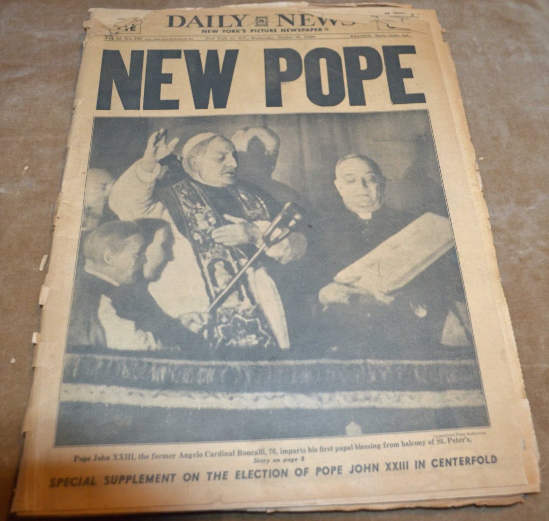Complete NY Daily Newspaper October 29, 1958 (1 of 3)