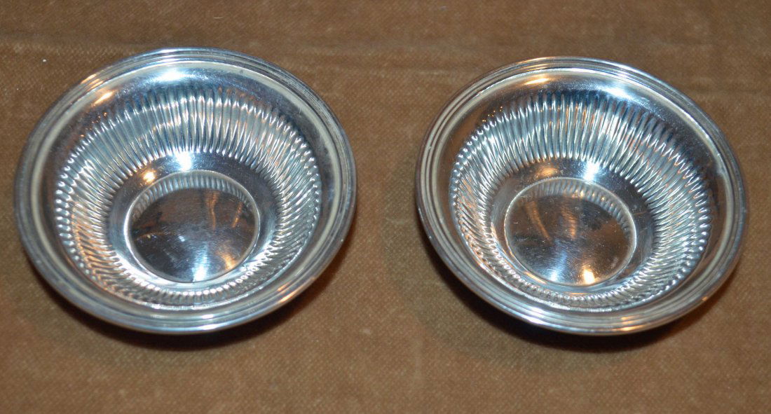 Lot of 2 Sterling Silver Finger Trays (1 of 2)