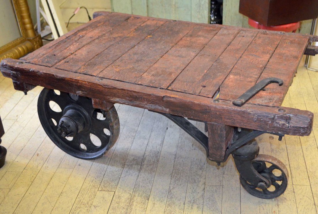 Early 20th Century Industrial Cart (1 of 5)