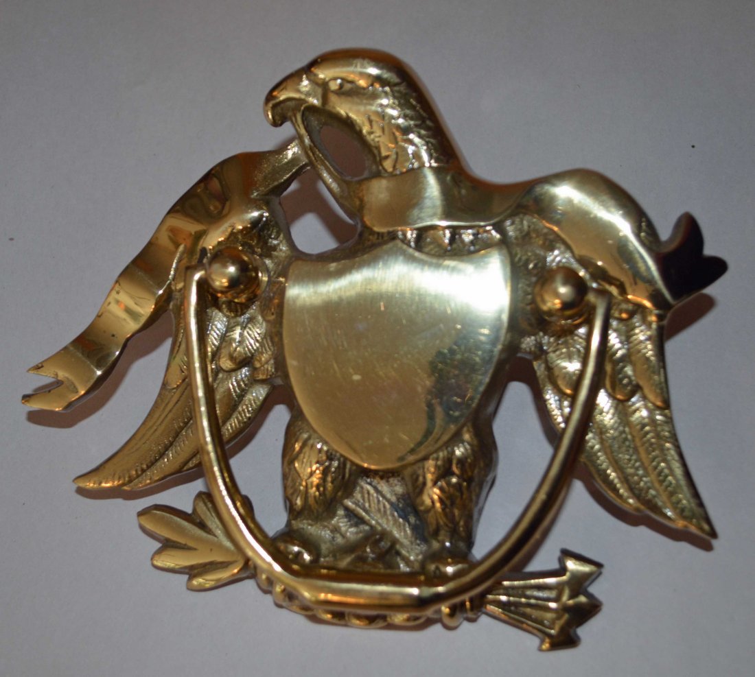 Brass Eagle Door Knocker (1 of 5)